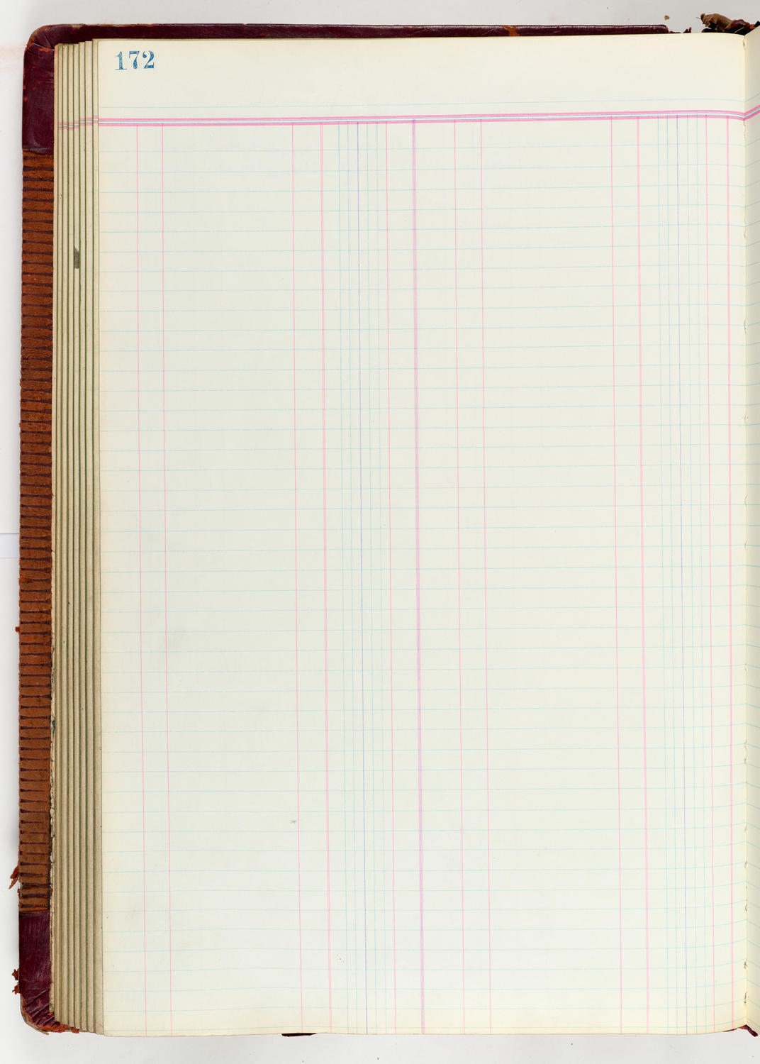 Music Hall Accounting Ledger Journal, volume 6, page 172