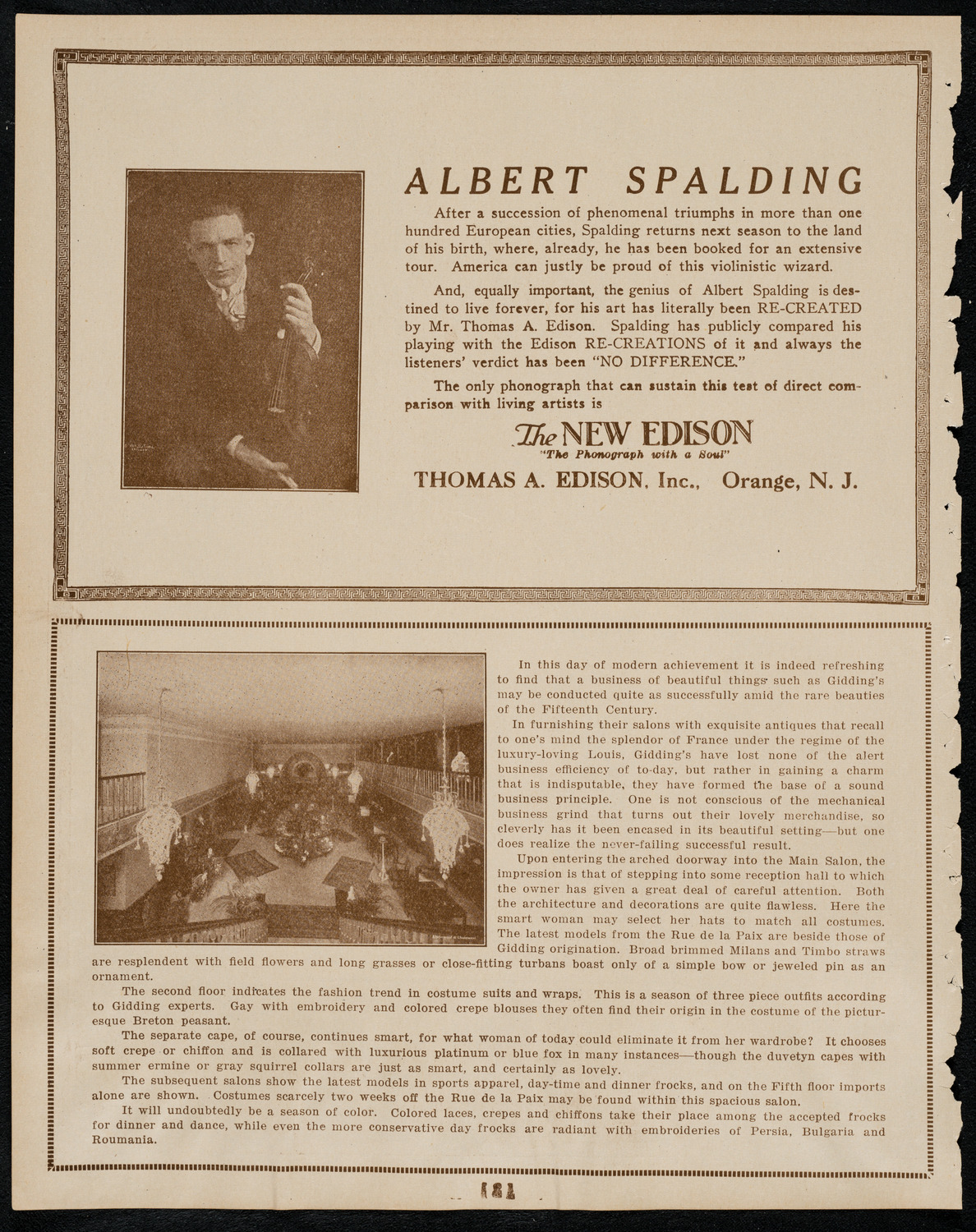 Mecca Temple of New York: Ancient Arabic Order of the Nobles of the Mystic Shrine, May 27, 1922, program page 2