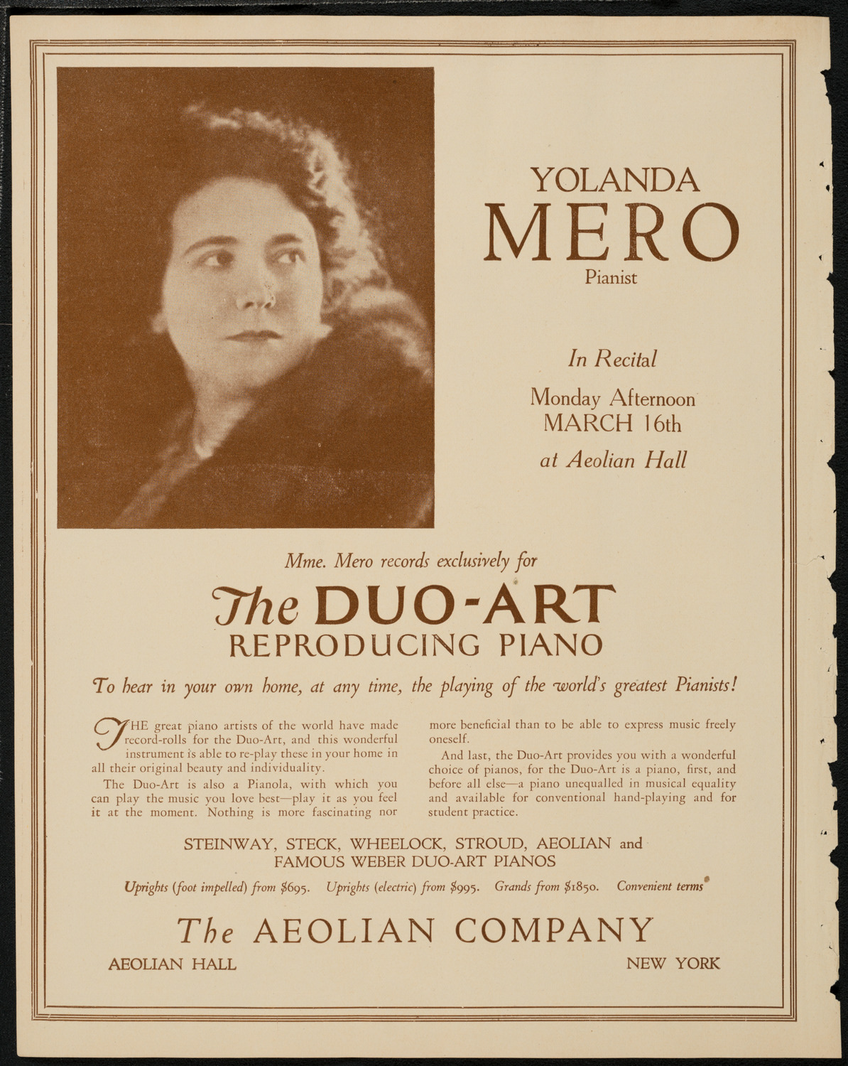 Boston Symphony Orchestra, March 12, 1925, program page 2