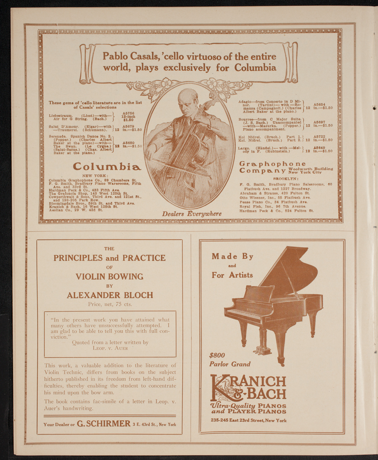 Concert and Illustrated Lecture on the British Navy, April 14, 1916, program page 6