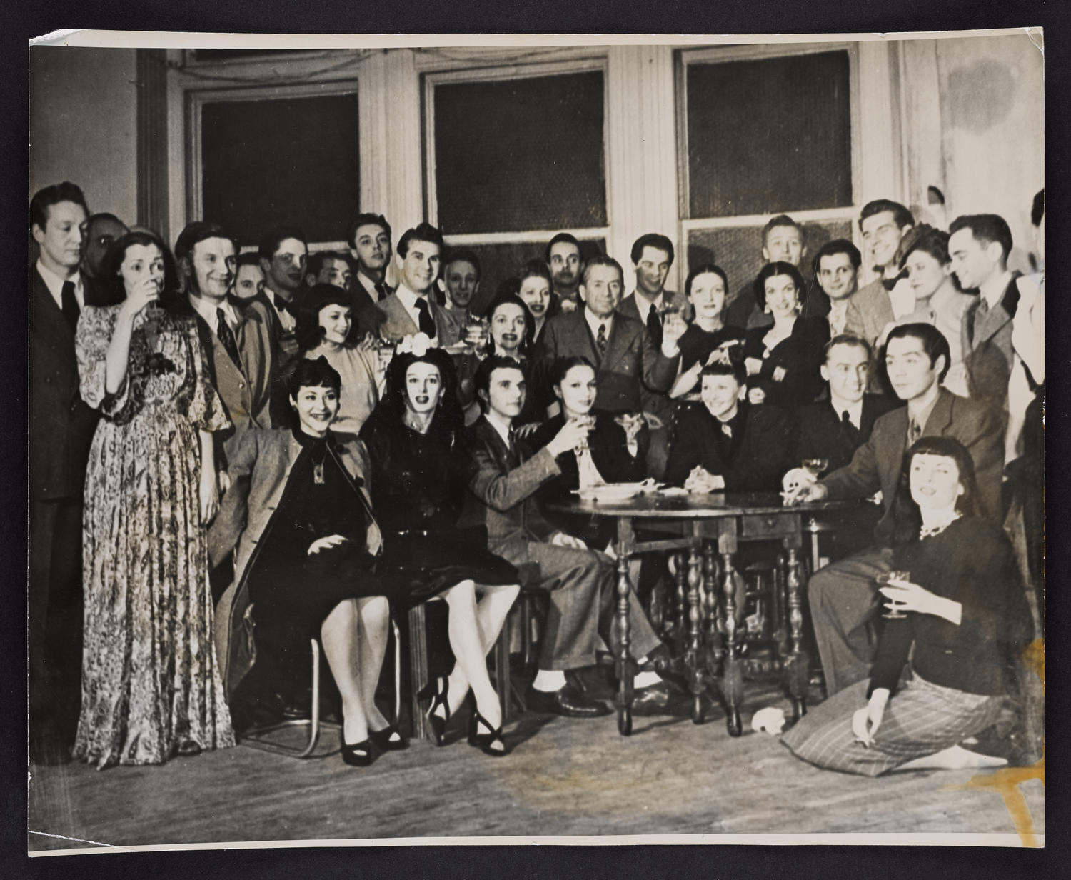 Cast of "Late Song" at Ballet Arts, Carnegie Hall Studio #61, 1945