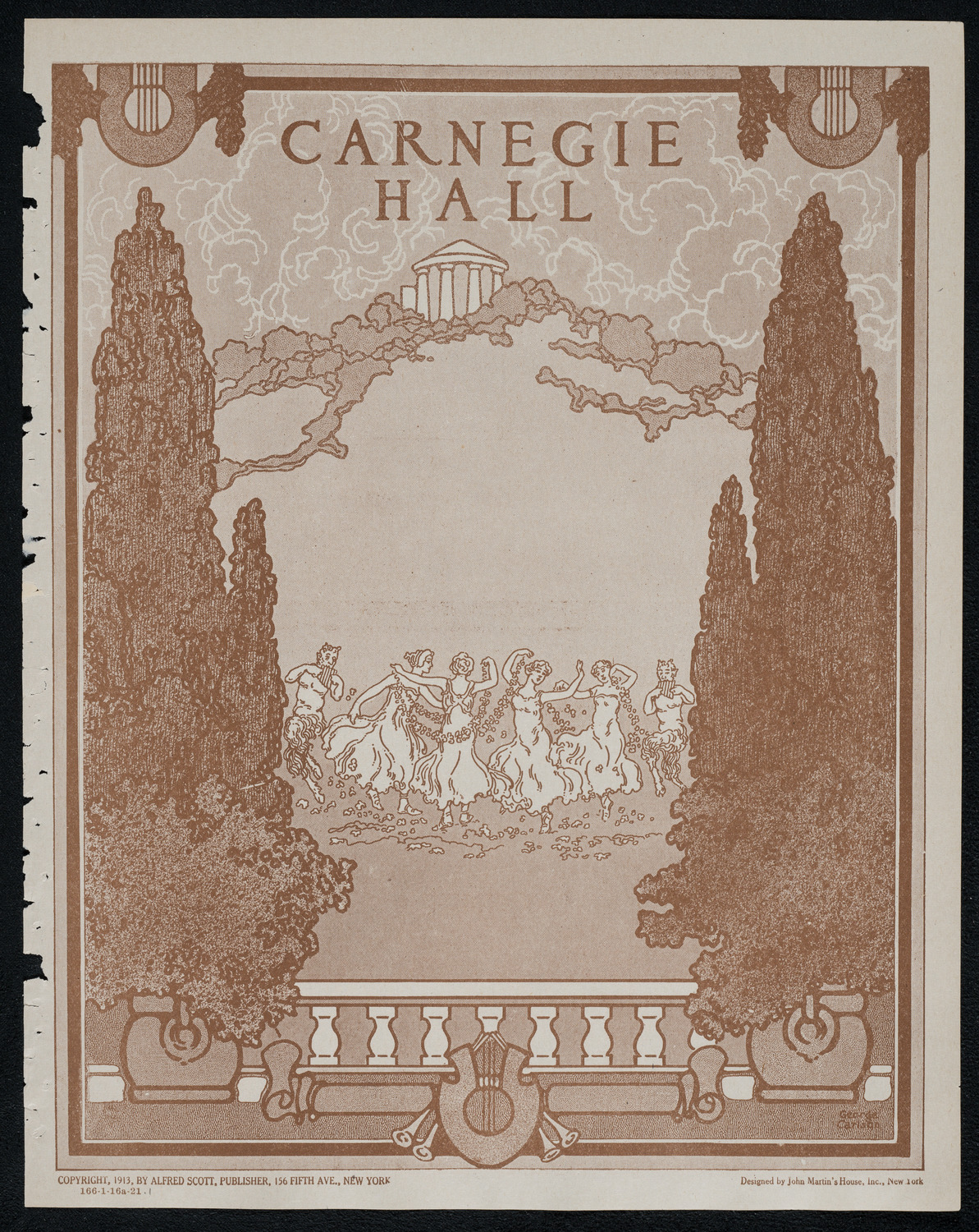 New York Philharmonic, January 16, 1921, program page 1