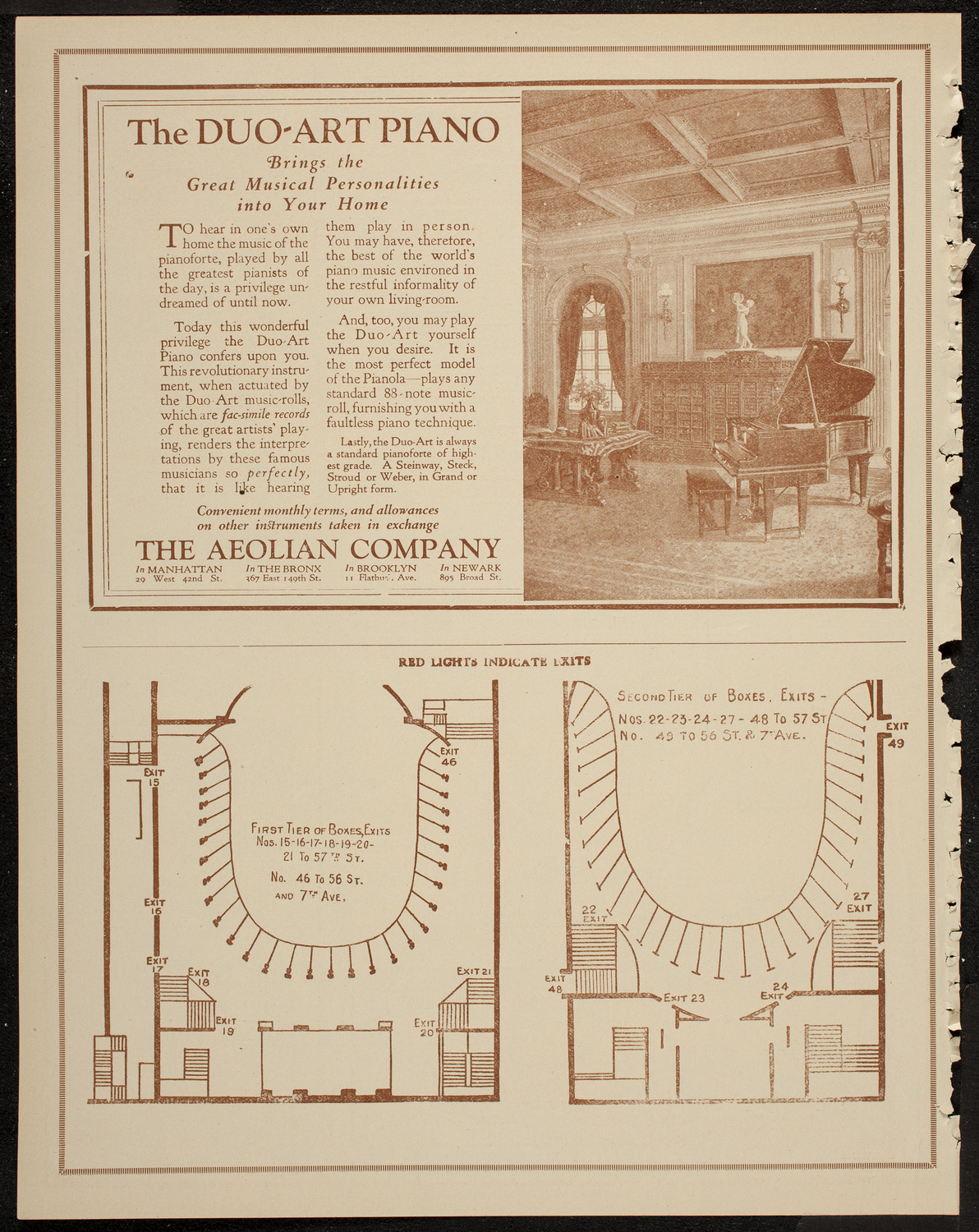 Adolph Bolm Ballet Intime, March 17, 1920, program page 10