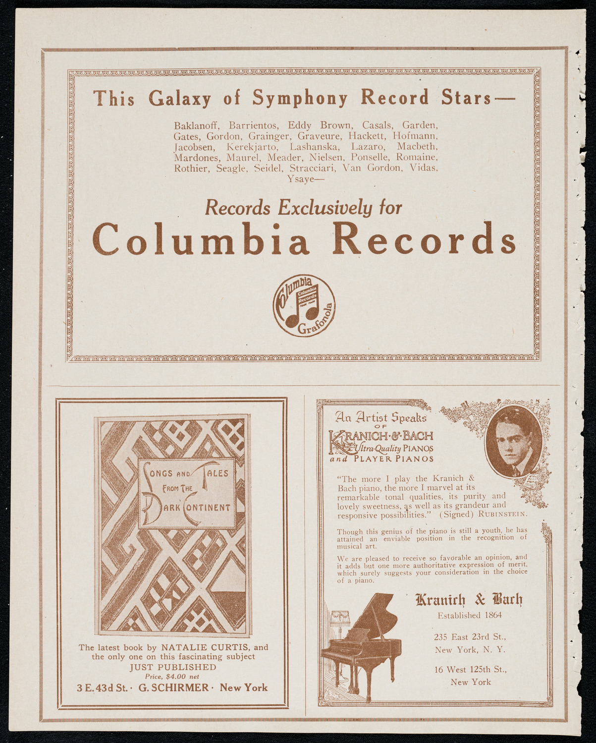 Newman Traveltalks: Ireland, December 19, 1920, program page 4