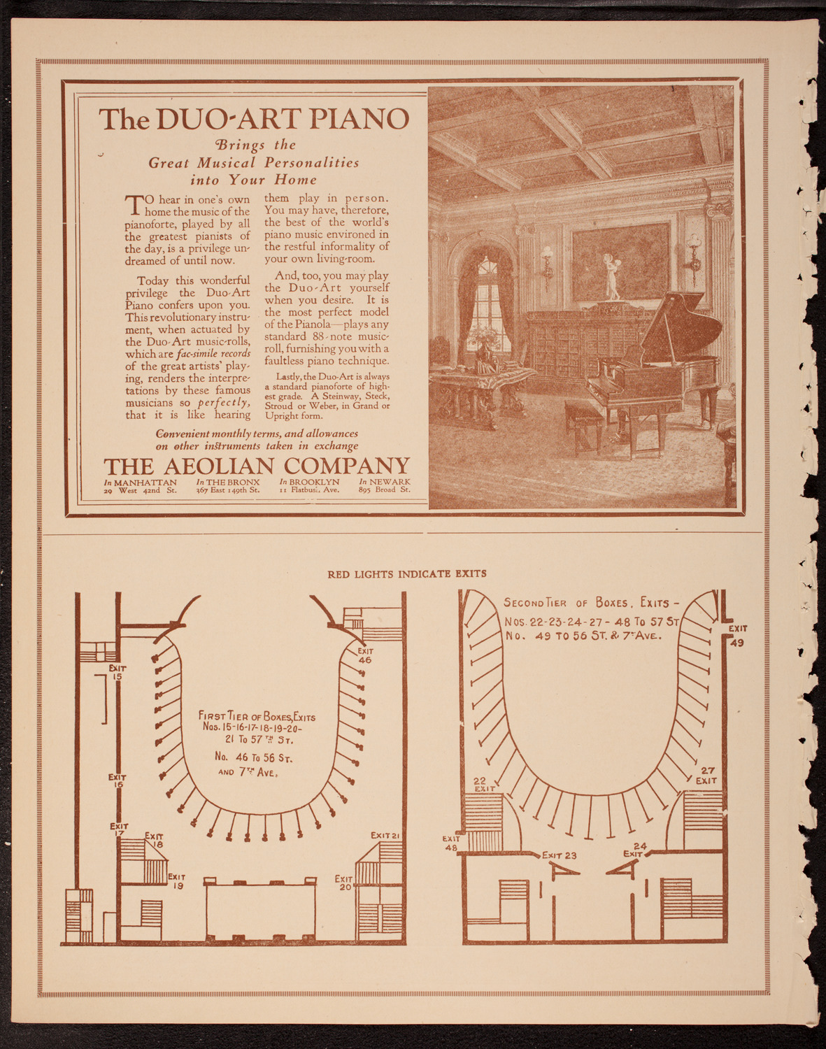 Evening Mail Save-A-Home Fund Concert: New York Philharmonic, December 10, 1919, program page 10