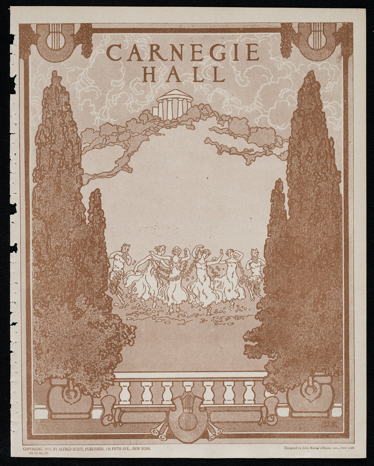 New York Symphony Orchestra, November 4, 1920, program page 1