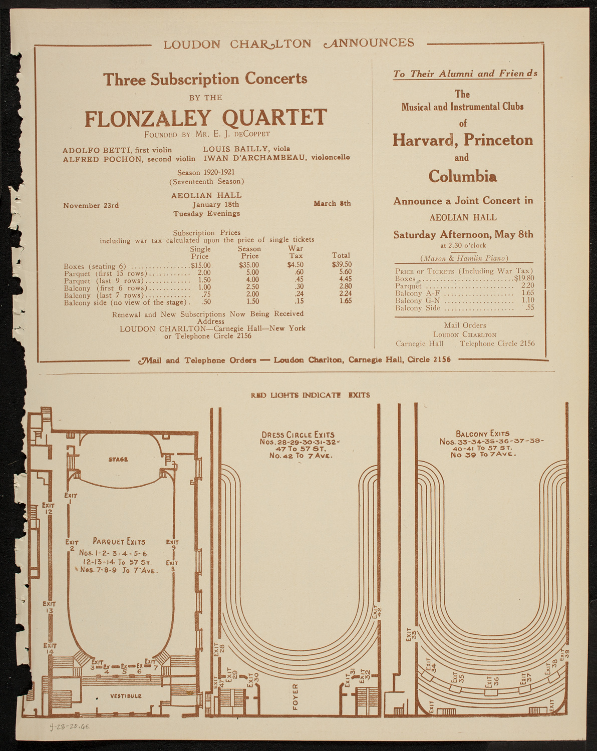 Dirk Foch Symphony Concert, April 21, 1920, program page 11