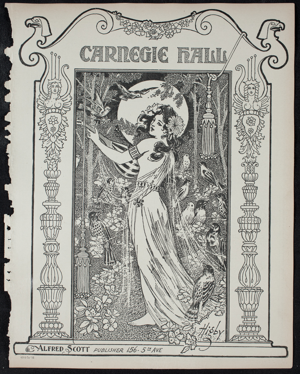 Fannie Bloomfield Zeisler, Piano, January 7, 1911, program page 1