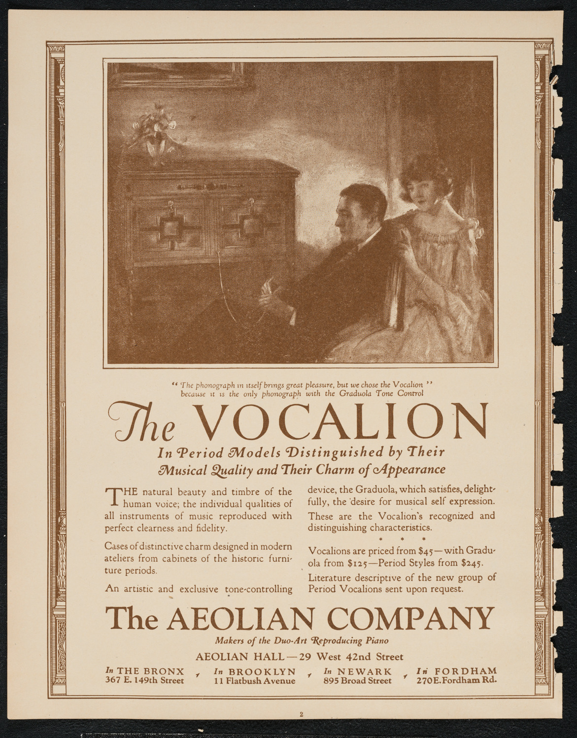 Roosevelt Birthday Celebration, October 27, 1922, program page 2