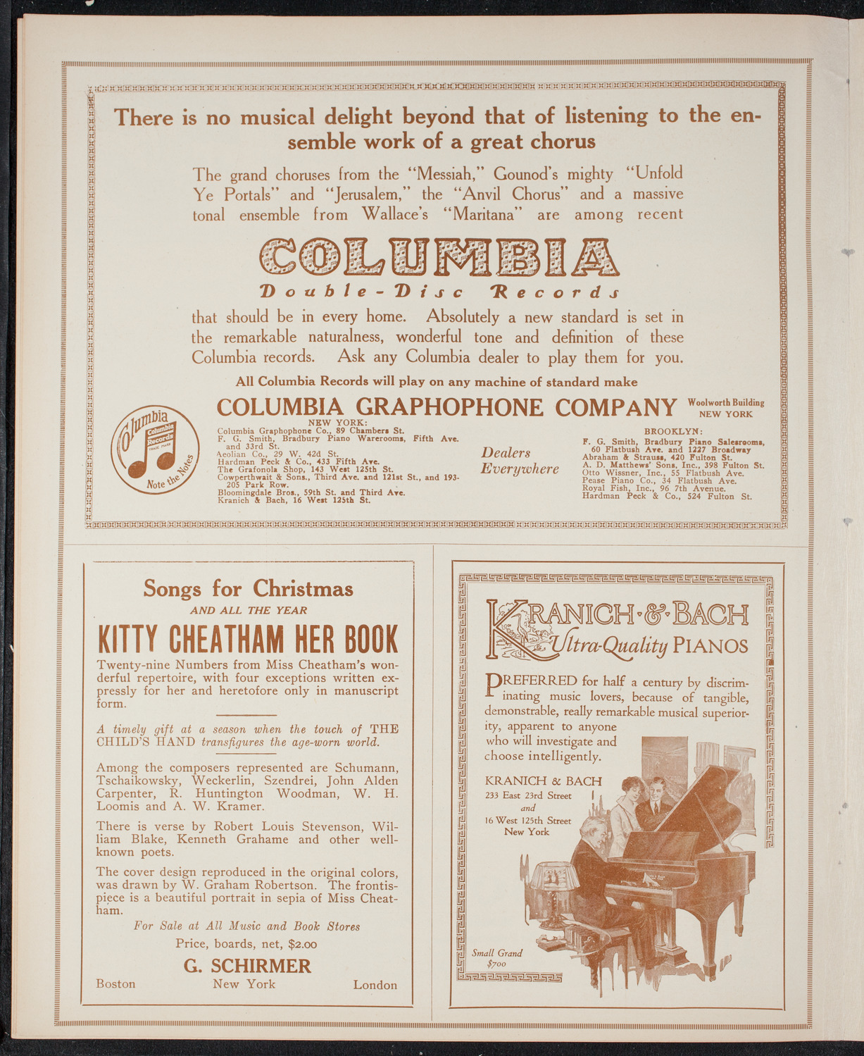Elmendorf Lecture: The Yellowstone National Park, December 19, 1915, program page 6