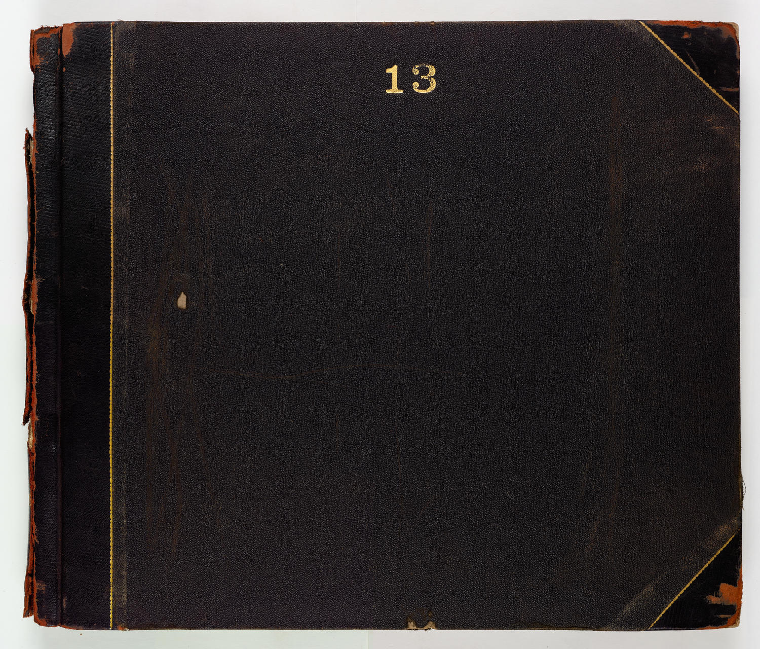 Music Hall Accounting Ledger Cash Book, volume 8, front cover