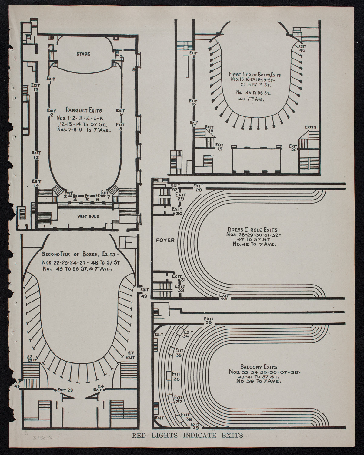 Cantor Sirota with Choir, March 13, 1912, program page 11