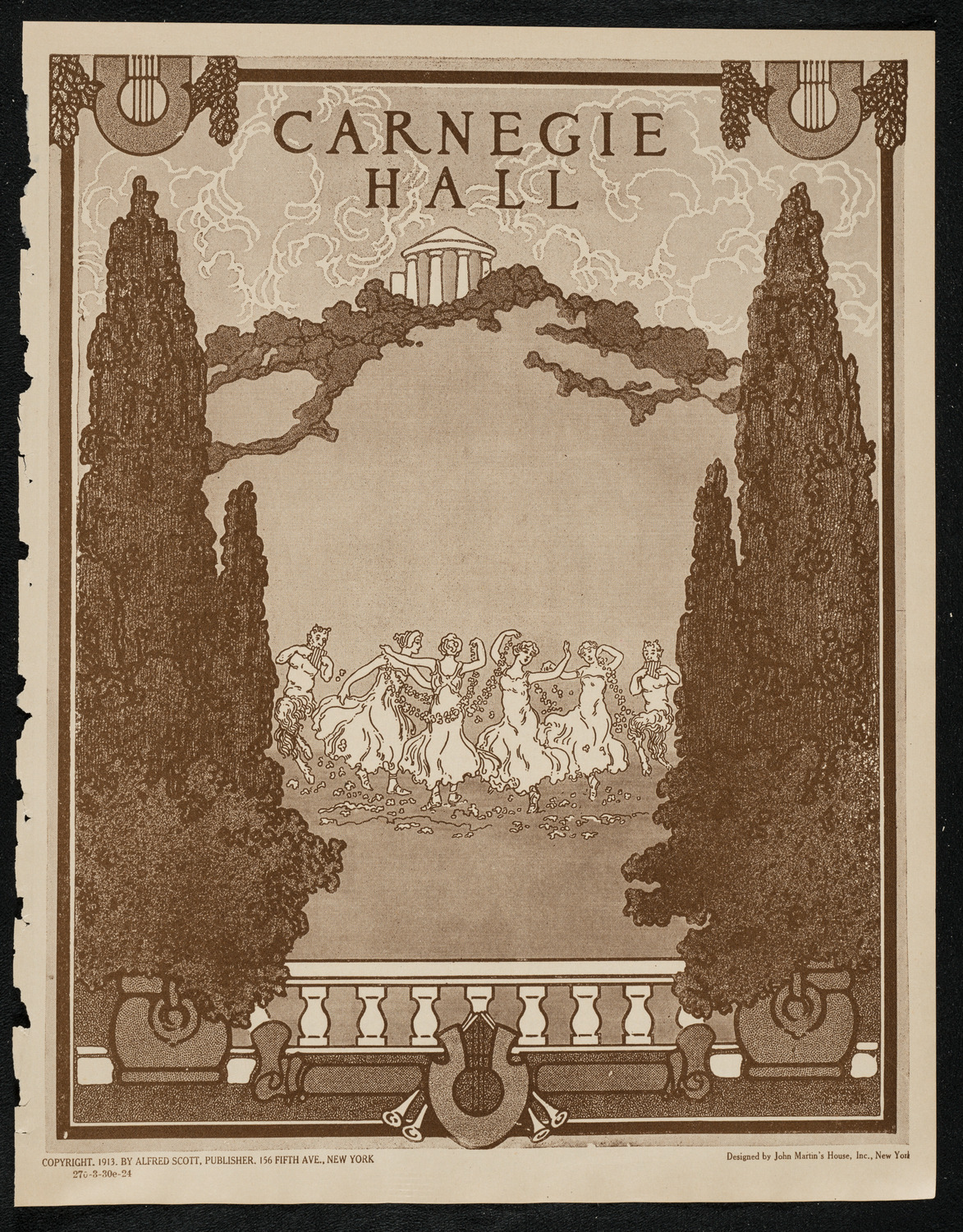 Fritz Kreisler, Violin, March 30, 1924, program page 1