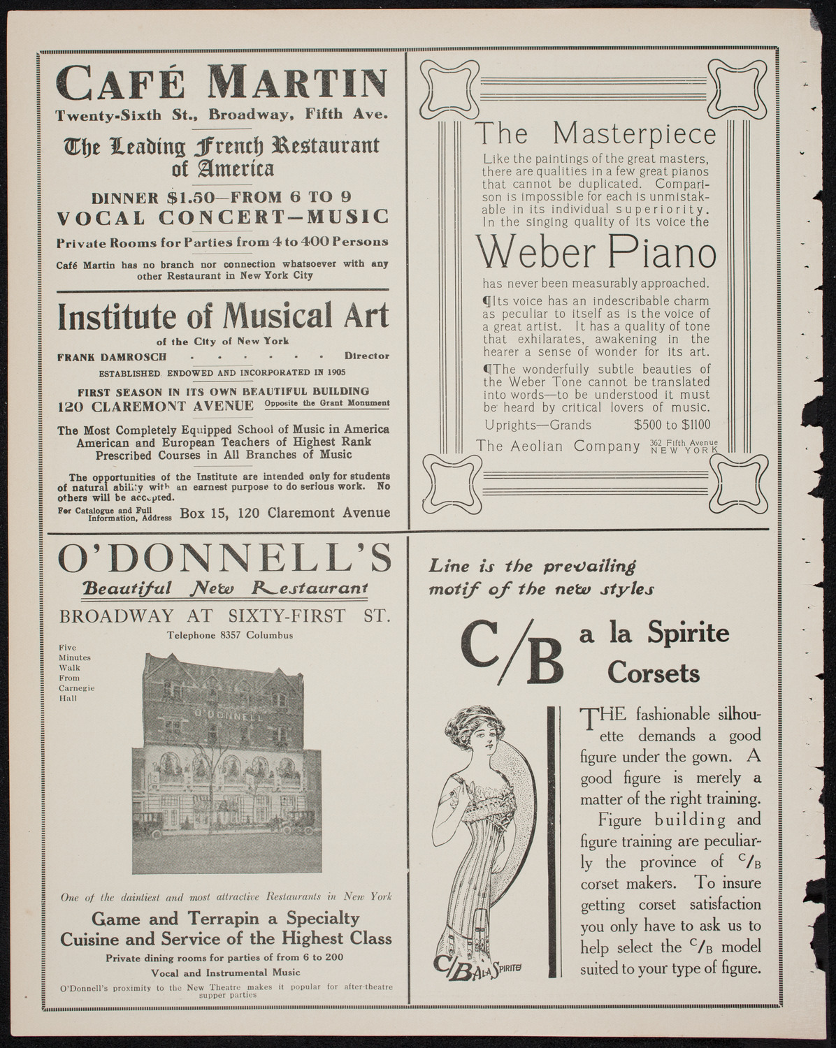 Wartburg Orphans' Farm School Juvenile Orchestra, May 30, 1911, program page 6