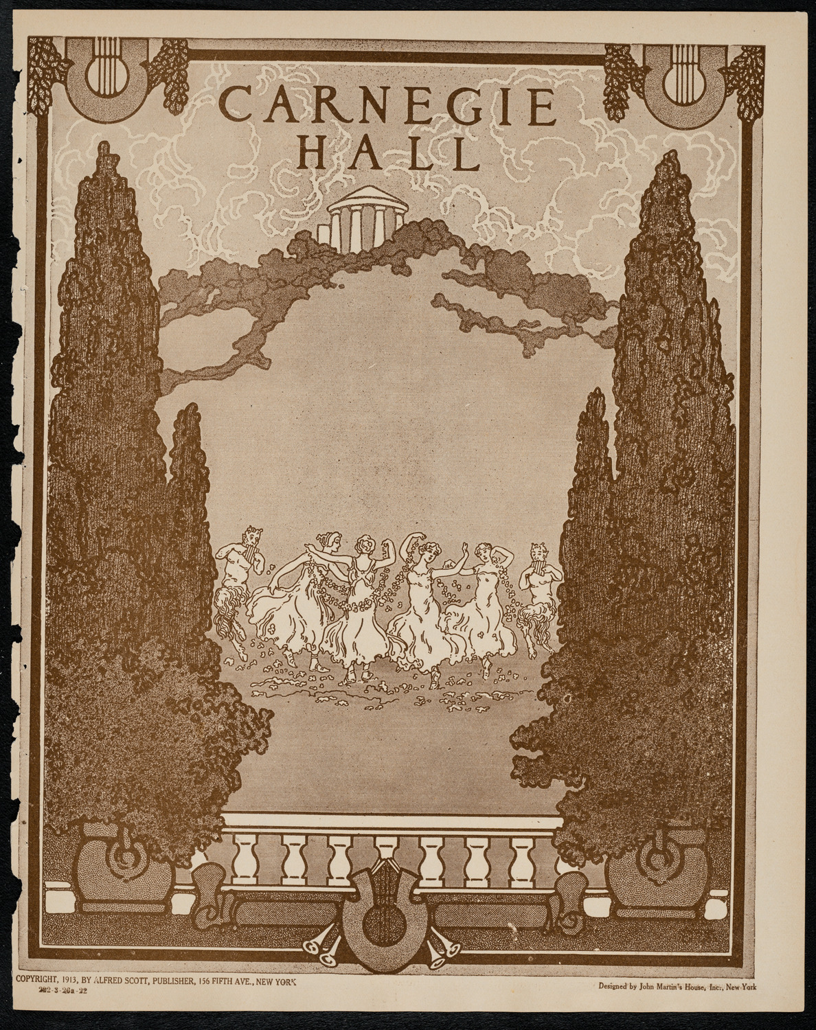 New York Philharmonic, March 26, 1922, program page 1