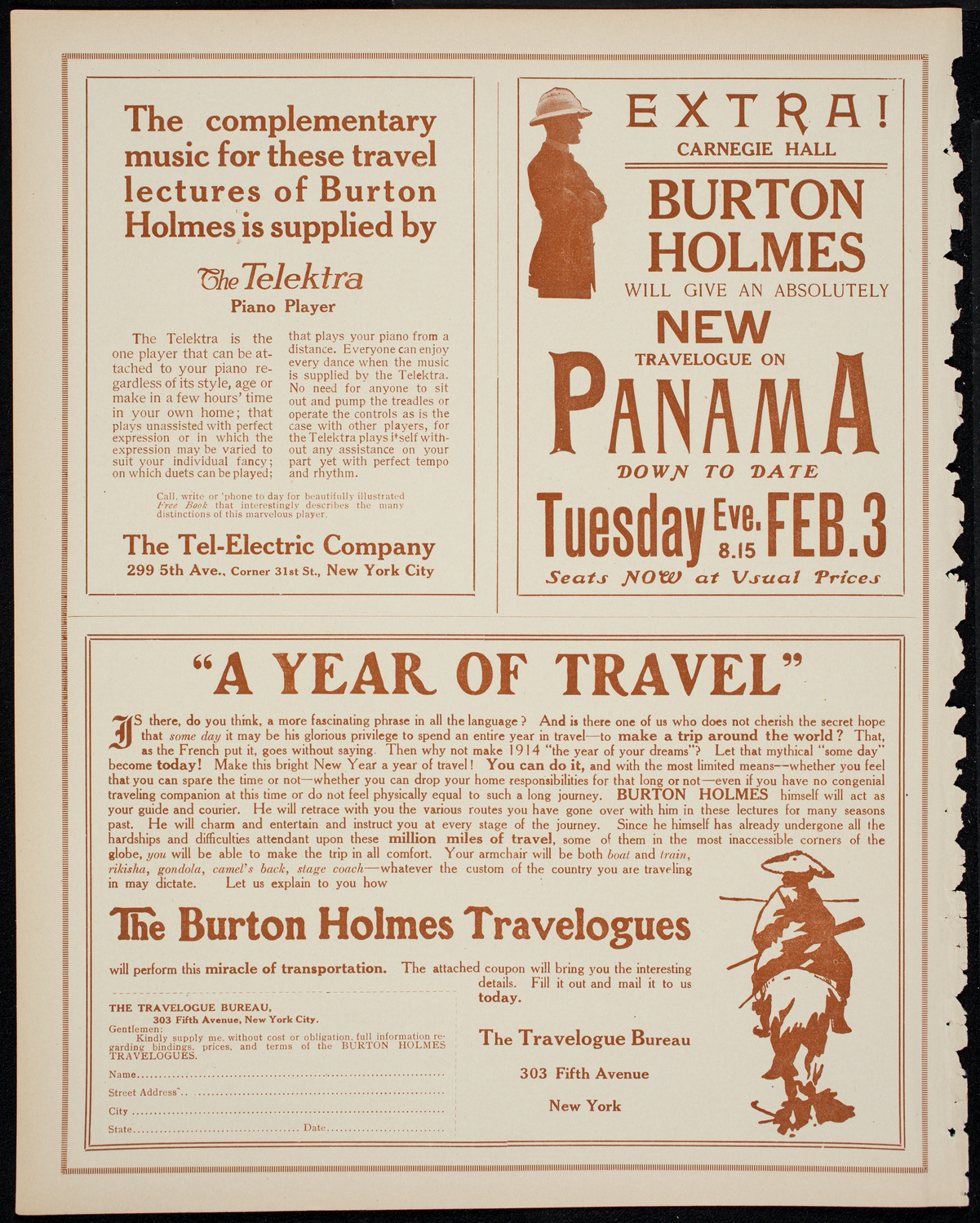 Burton Holmes Travelogue: Cruising Through the Philippines, January 26, 1914, program page 8