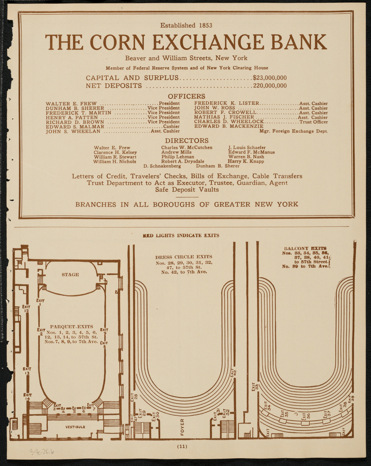 Ninth Annual Intercollegiate Glee Club Contest, March 7, 1925, program page 11