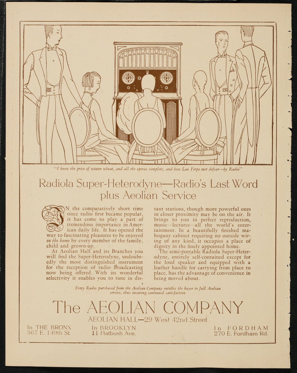 New York Philharmonic Students' Concert, March 4, 1925, program page 2