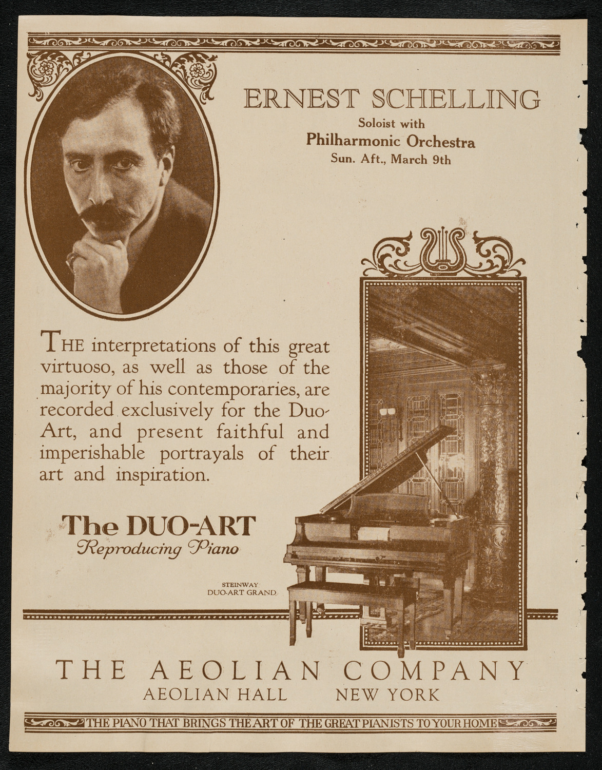 New York Philharmonic, March 6, 1924, program page 2