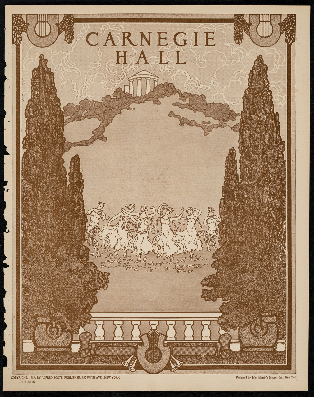 New York Symphony Orchestra, March 3, 1922, program page 1