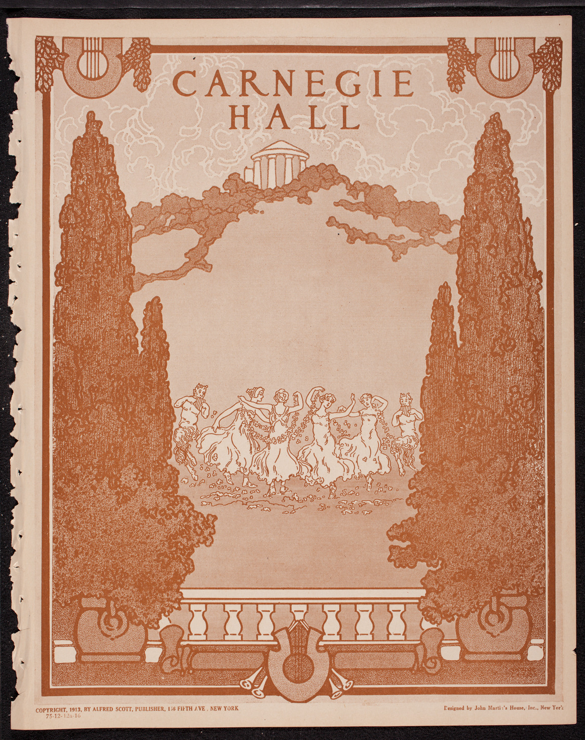 Bogumil Sykora, Cello, December 12, 1916, program page 1