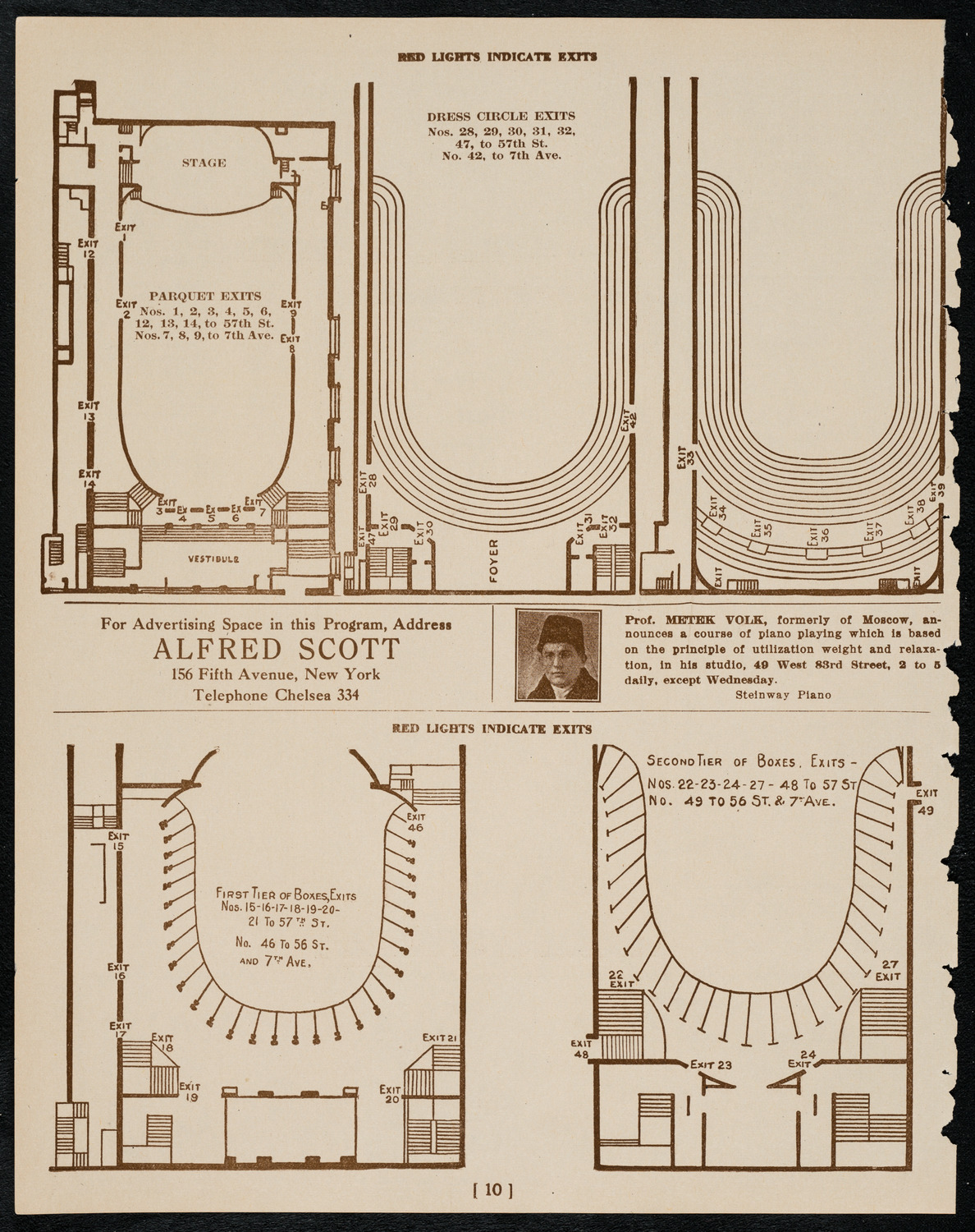 Burton Holmes Travelogue: Going Abroad at Home, January 30, 1922, program page 10