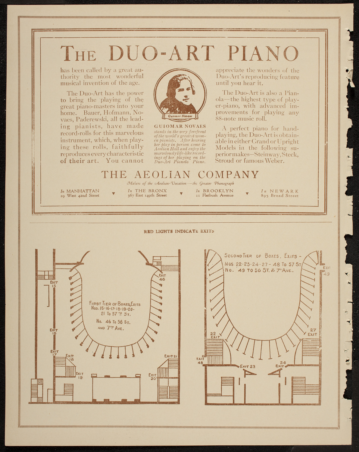 New York Philharmonic, February 26, 1920, program page 10