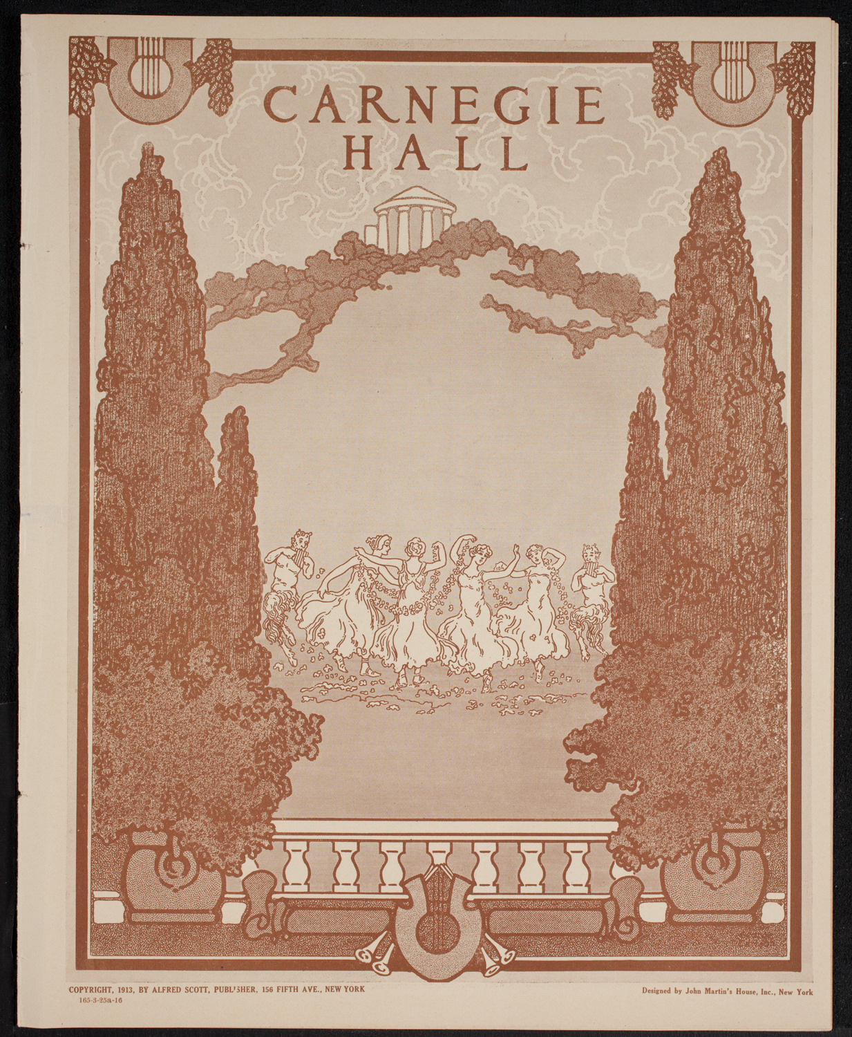 Ignacy Jan Paderewski, Piano, March 25, 1916, program page 1