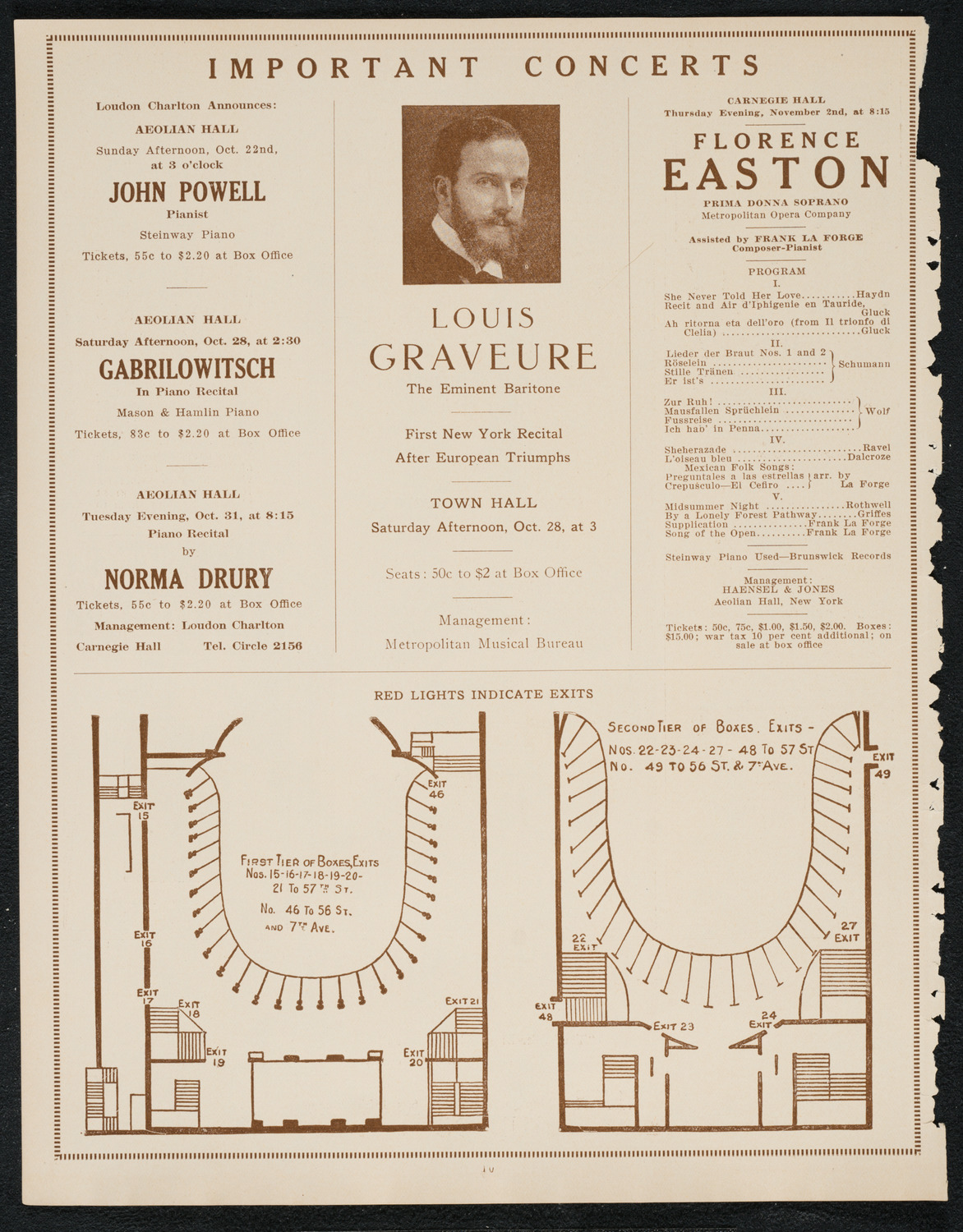 60th Birthday Celebration of Reuben Brainin, October 22, 1922, program page 10