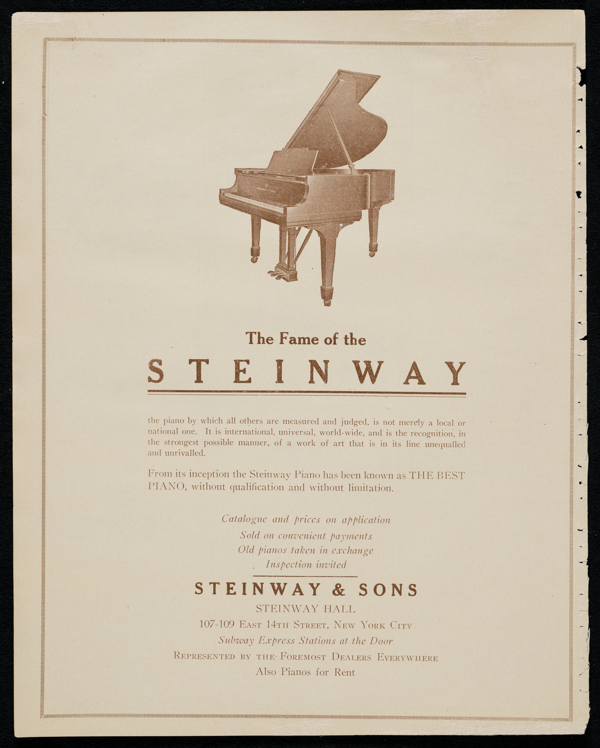 Mischa Violin, Violin, October 3, 1920, program page 4