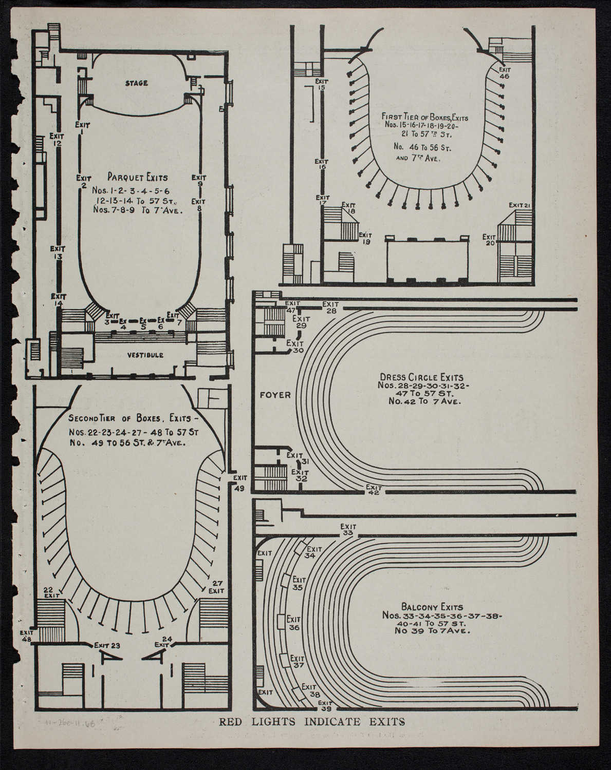 Elmendorf Lecture: Florence and Venice, November 26, 1911, program page 11