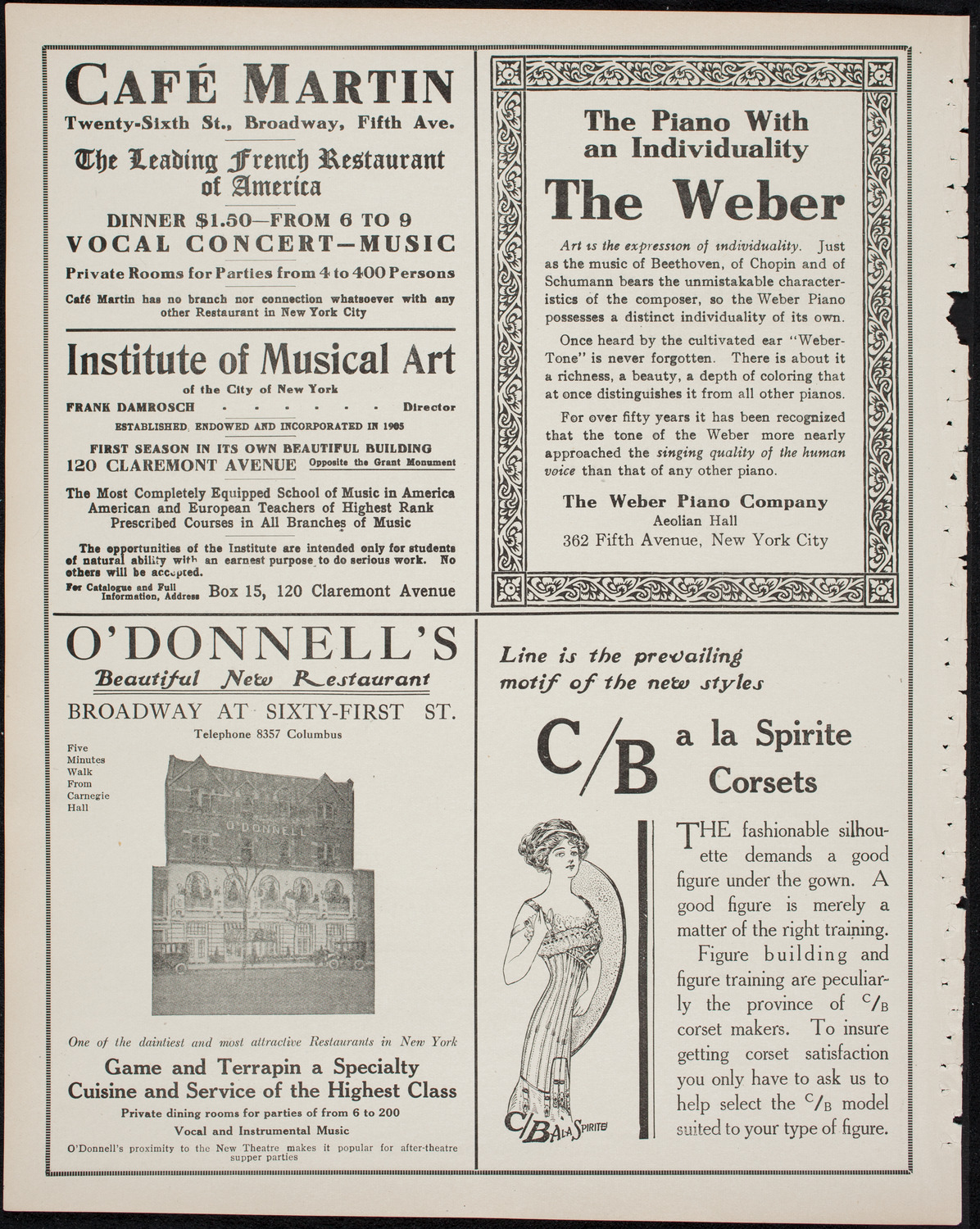 Catholic Oratorio Society, March 26, 1911, program page 6