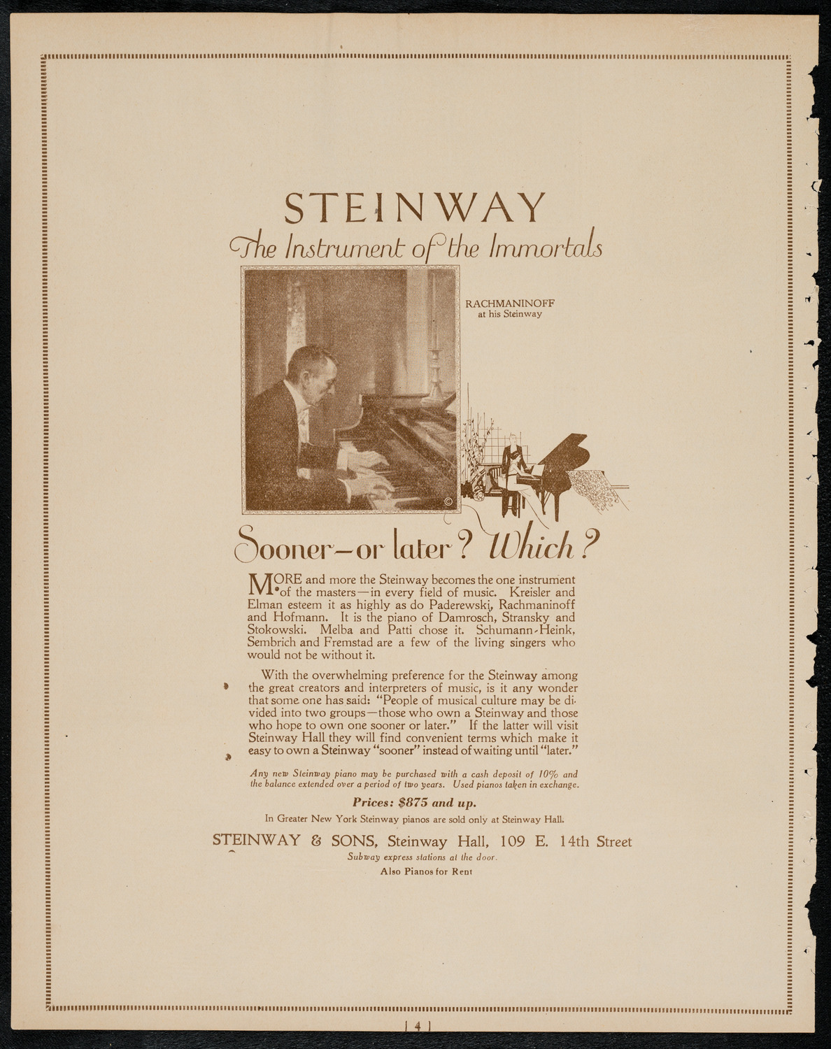 Harvard Glee Club, April 17, 1922, program page 4