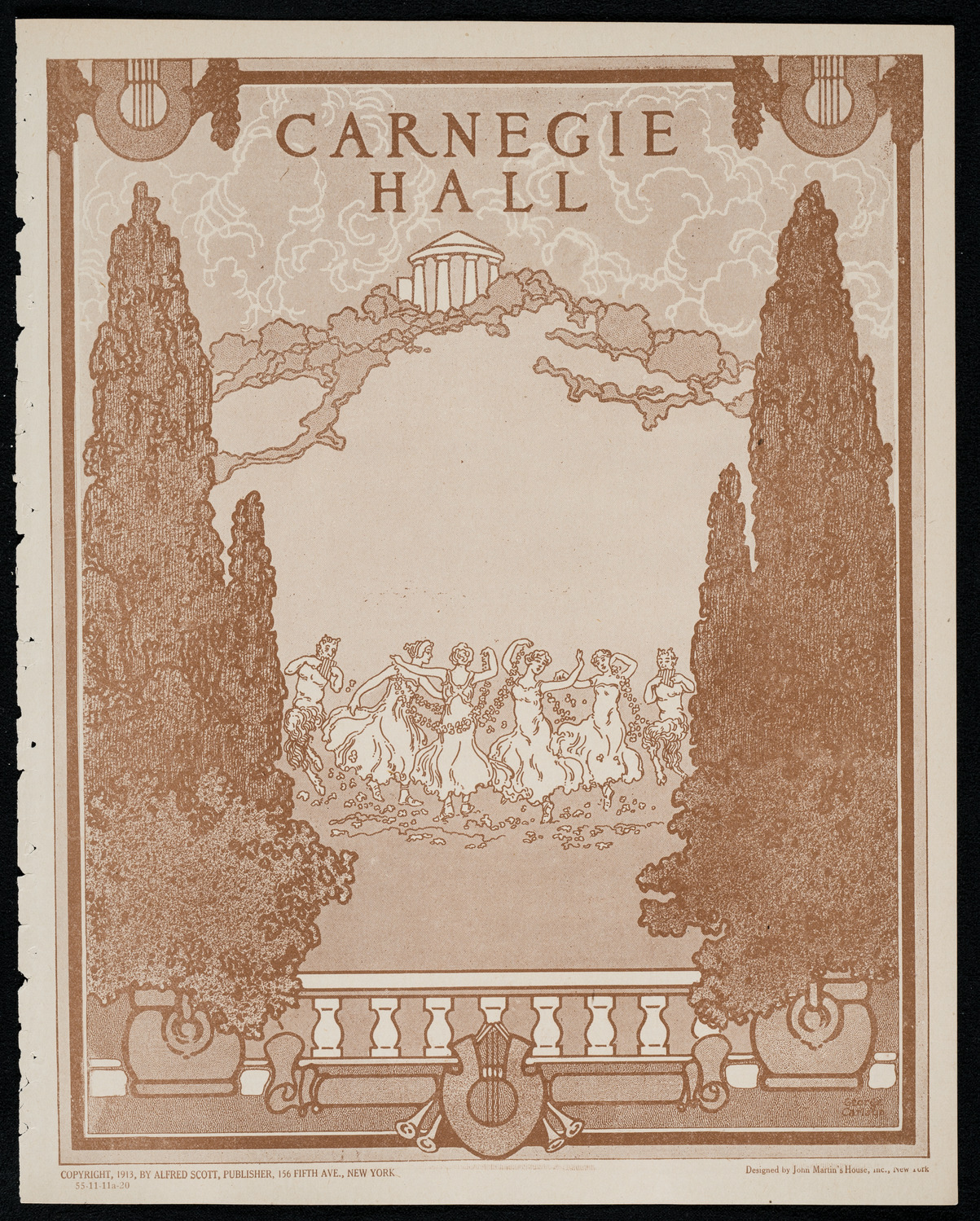 New York Symphony Orchestra, November 11, 1920, program page 1