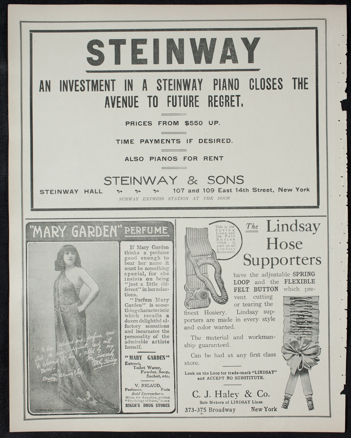 Russian Symphony Society of New York, January 19, 1911, program page 4