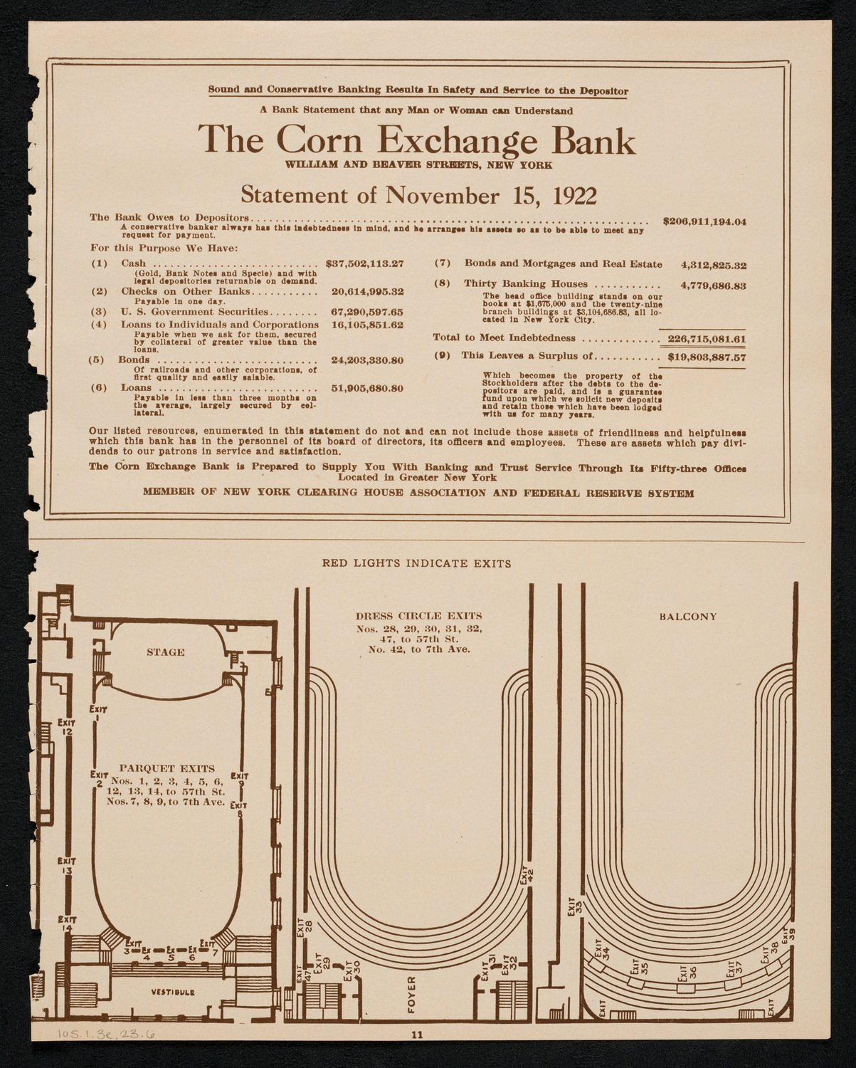 Graduation: New York School of Chiropractic, January 3, 1923, program page 11