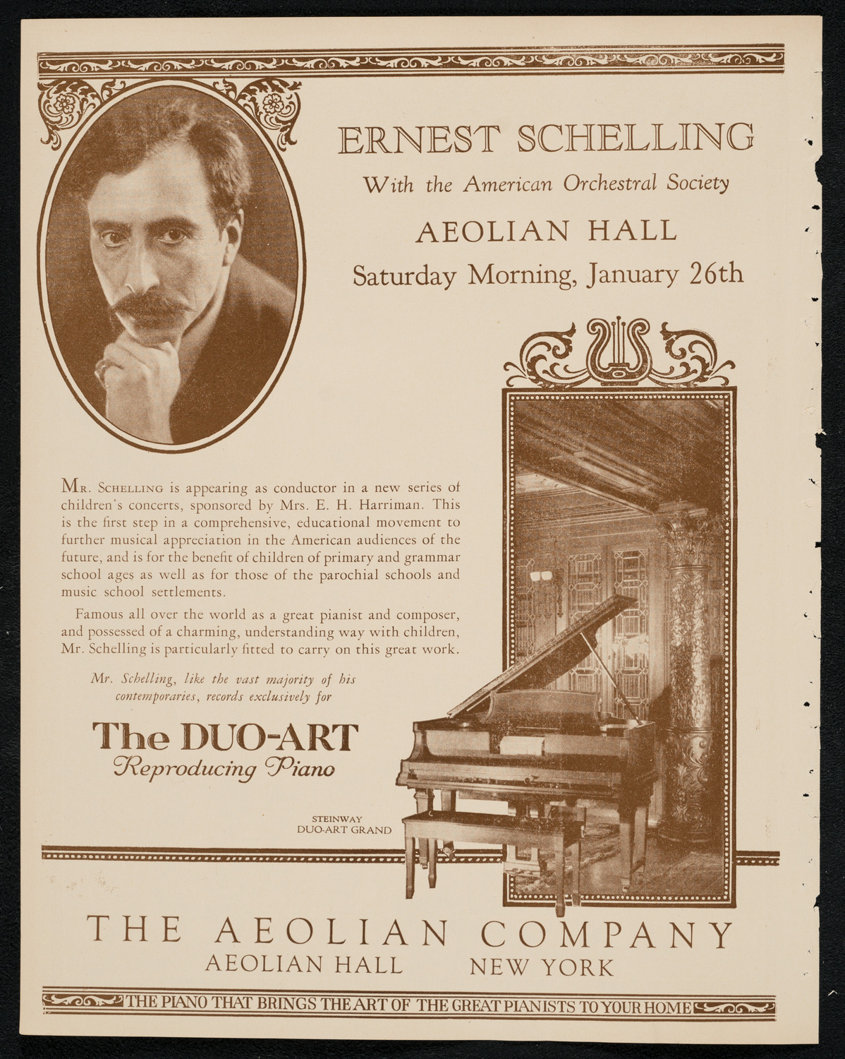 New York Philharmonic, January 25, 1924, program page 2