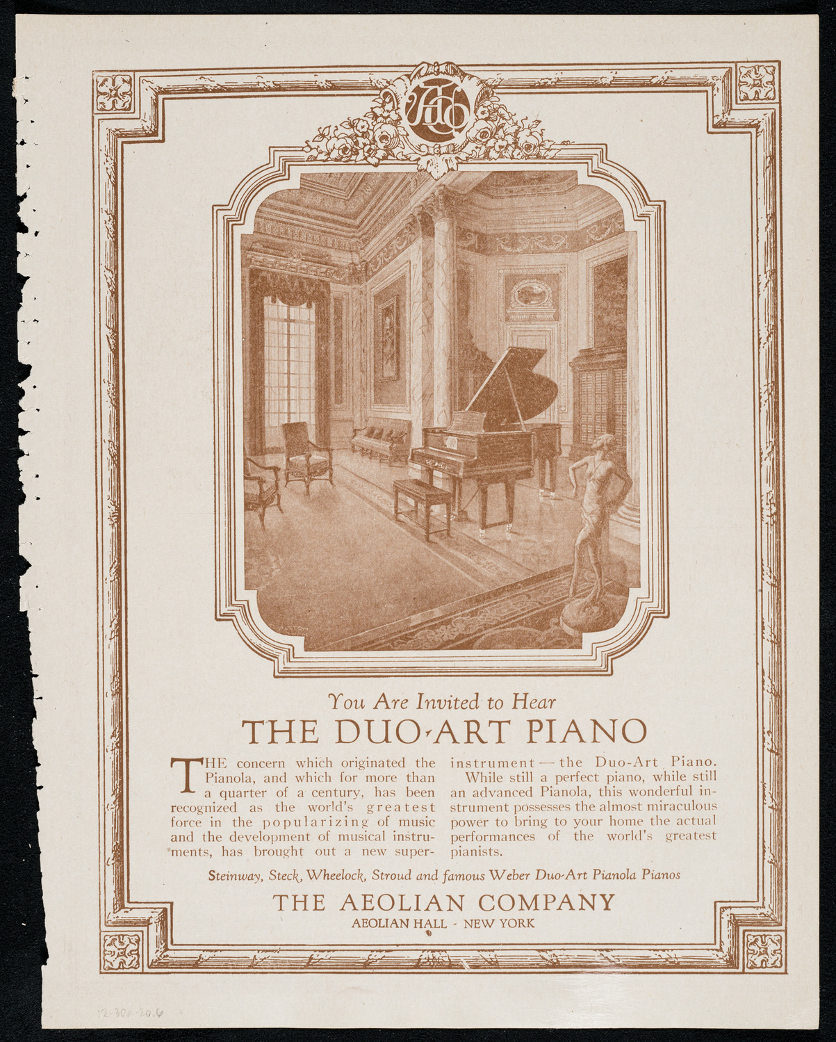 New York Symphony Orchestra, December 30, 1920, program page 11