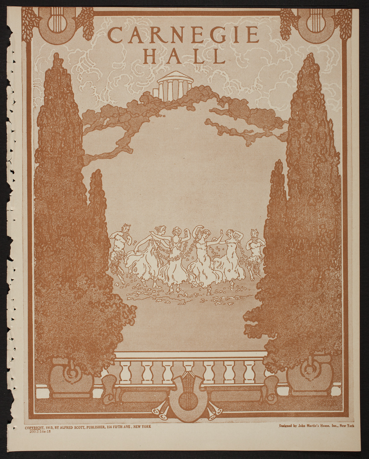 New York Symphony Orchestra, March 16, 1918, program page 1