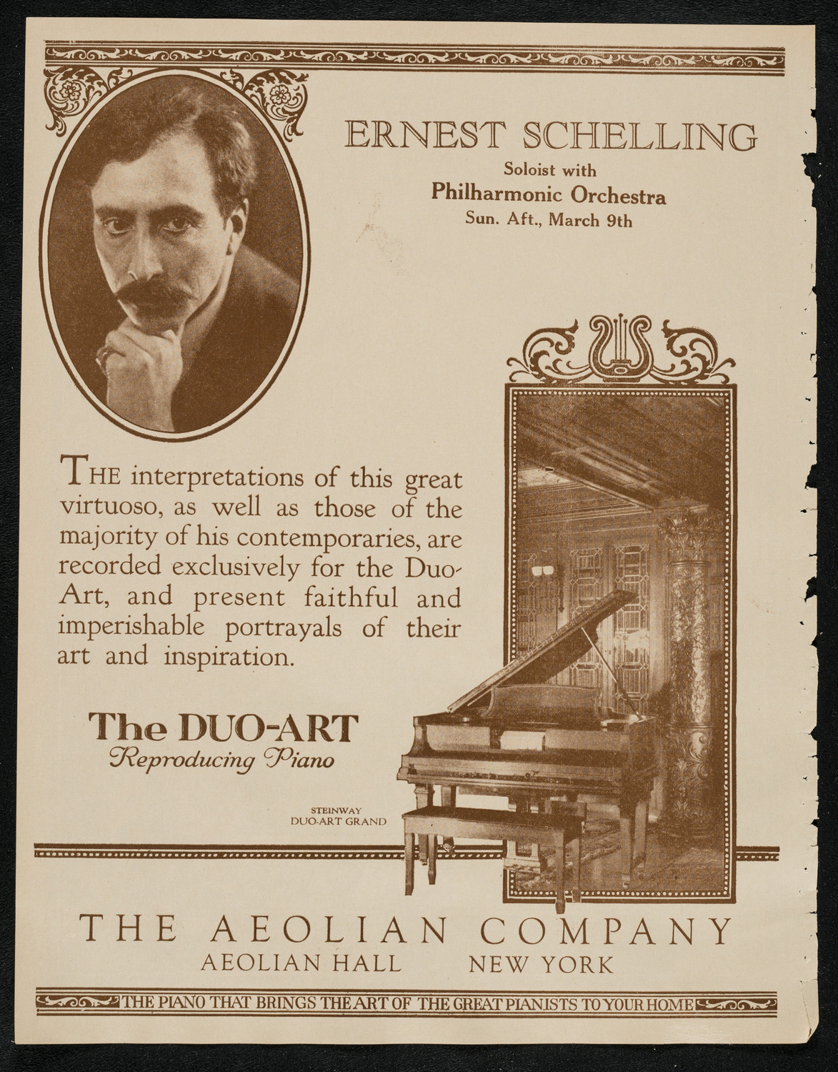 New York Symphony Orchestra, March 6, 1924, program page 2