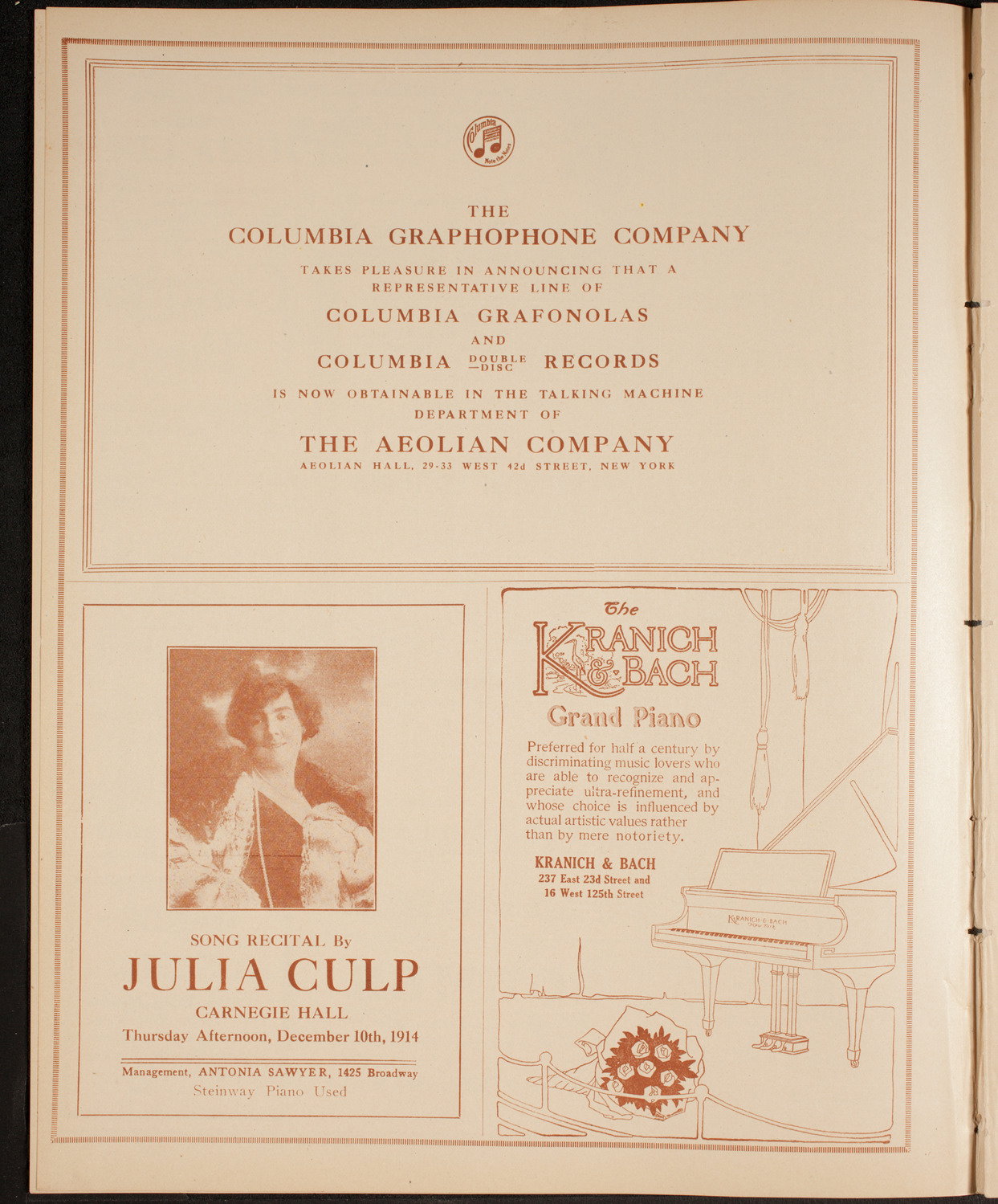 Elmendorf Lecture: Around Northern Europe, November 22, 1914, program page 4