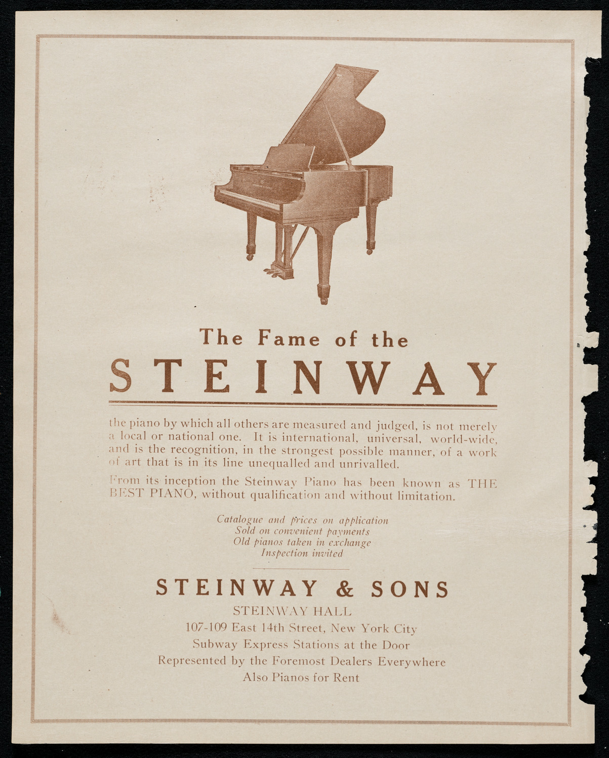 Benefit: St. Joseph Summer Institute, October 13, 1920, program page 4