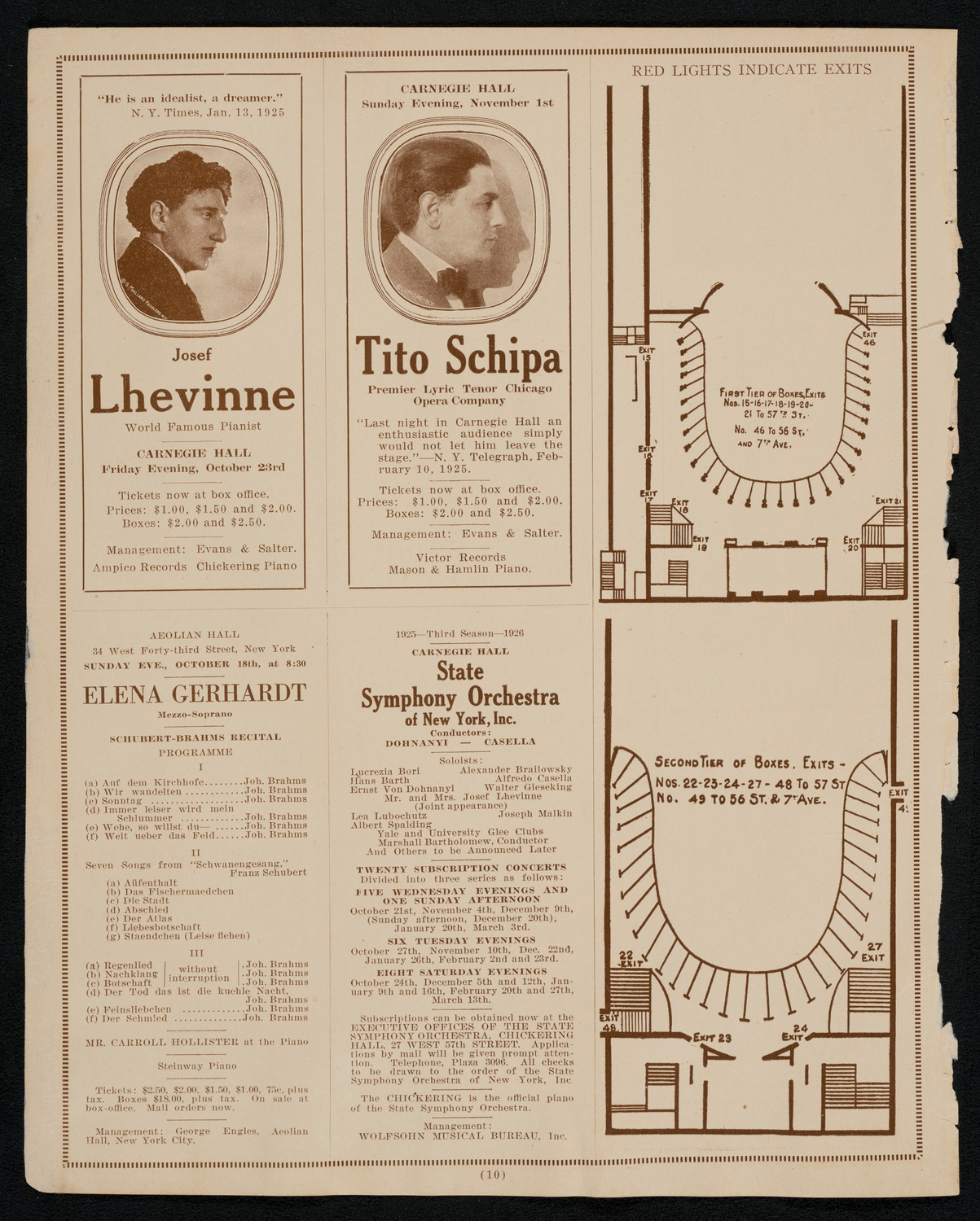 Columbus Day Celebration, October 12, 1925, program page 10