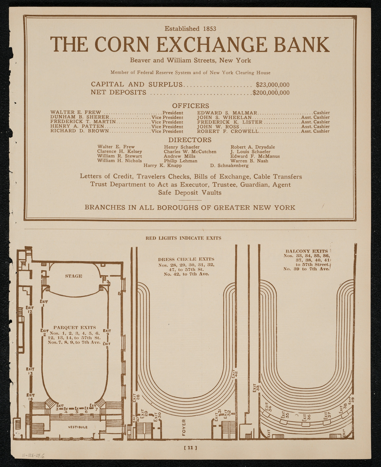 New York Philharmonic Students' Concert, November 12, 1924, program page 11