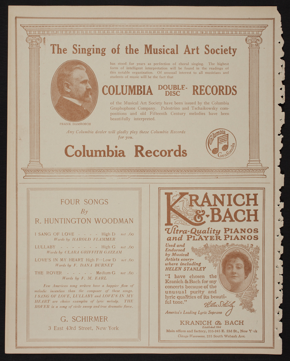 John McCormack, Tenor, March 31, 1918, program page 6