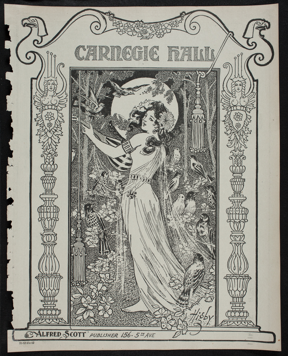 New York Banks' Glee Club, December 10, 1912, program page 1