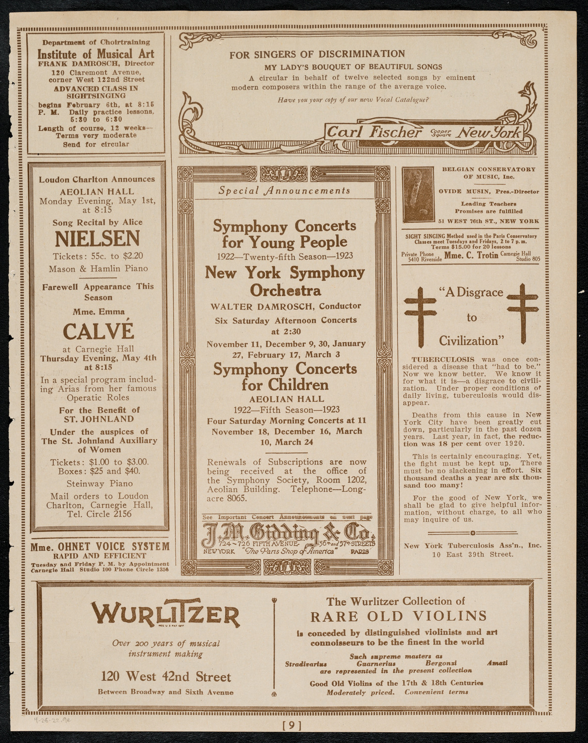 Pupils of Christine Dobbins, April 28, 1922, program page 9