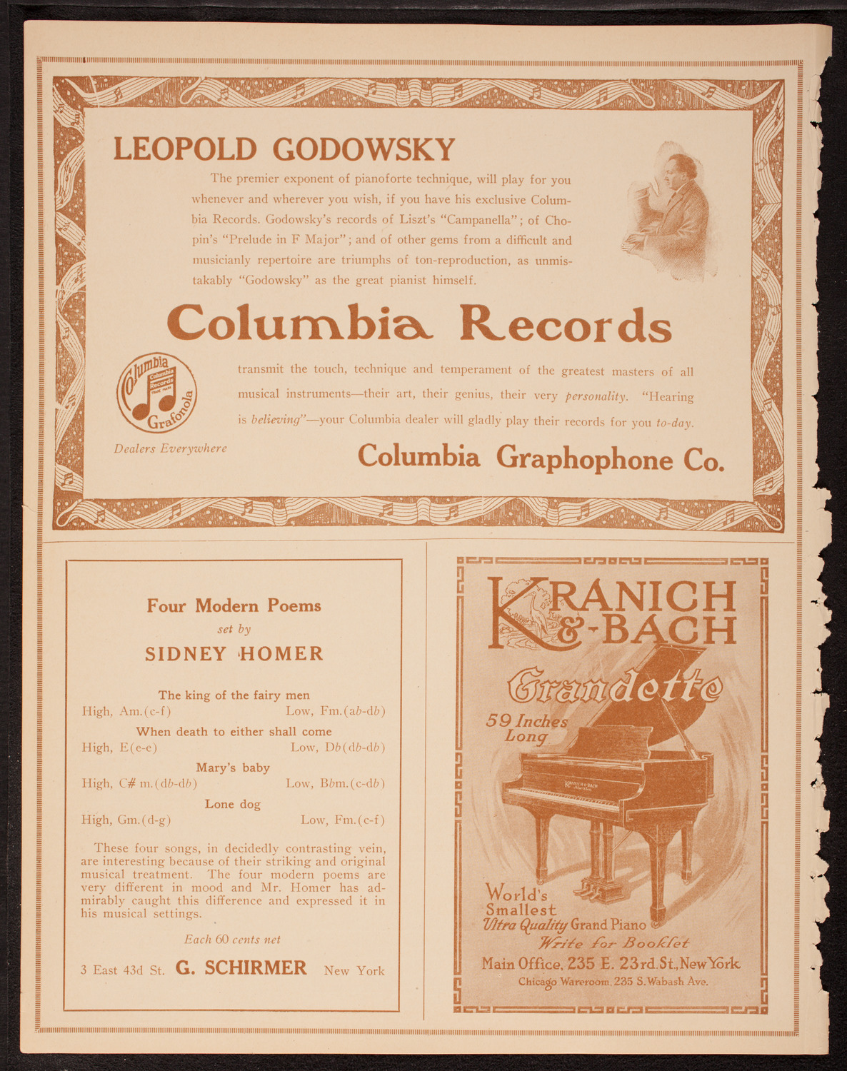 Lecture by Sergeant Arthur Guy Empey, October 14, 1917, program page 6