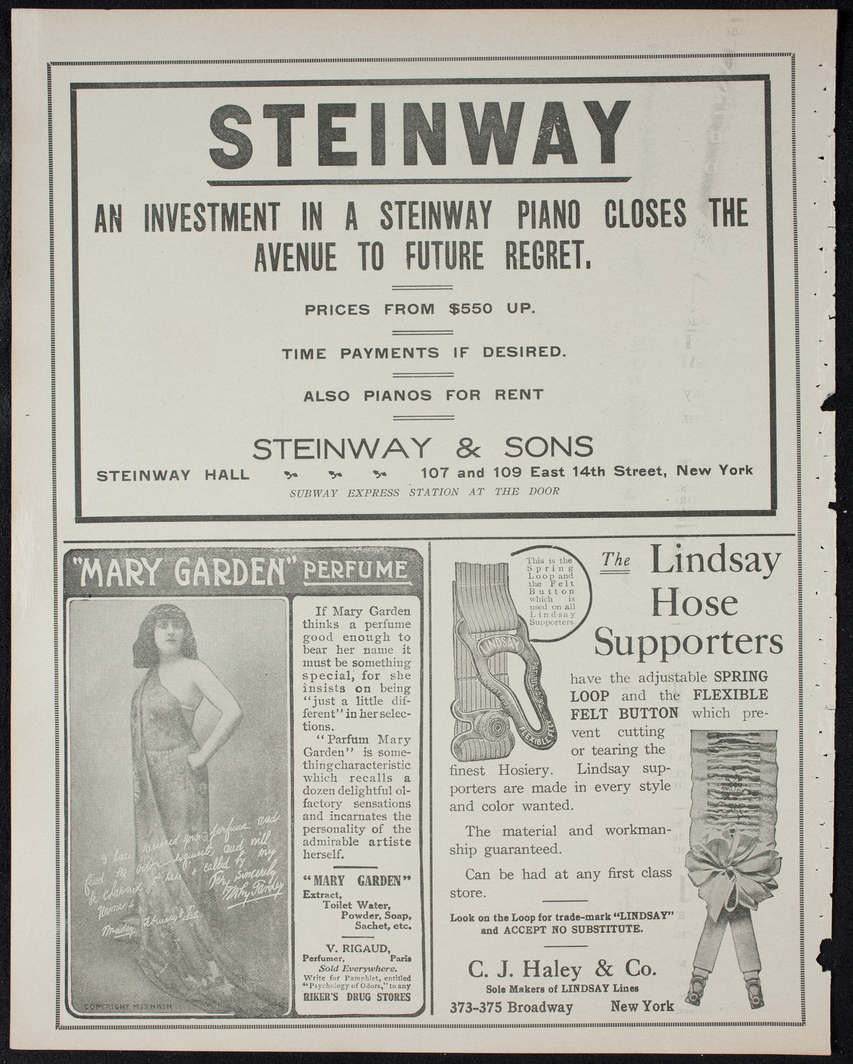 Russian Symphony Society of New York, February 2, 1911, program page 4