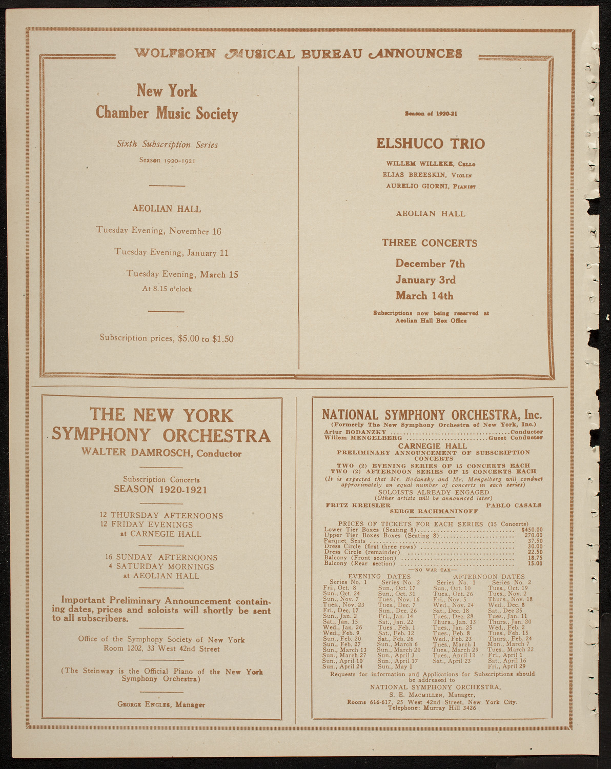 Pupils of Christine Dobbins, May 17, 1920, program page 8